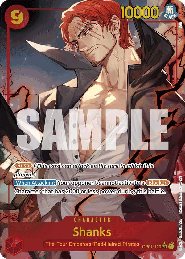 Shanks (OP01-120) (Alternate Art) (OP01-120) (Premium Booster -The Best-) (PRB-01)