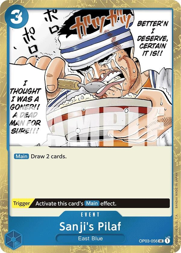 Sanji's Pilaf (Jolly Roger Foil) (OP03-056) (Premium Booster -The Best-) (PRB-01)