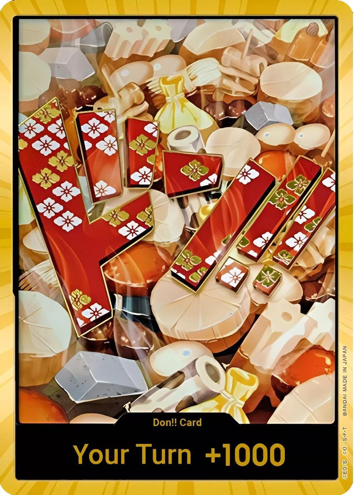 DON!! Card (Oden) (Gold) (Premium Booster -The Best-) (PRB-01)