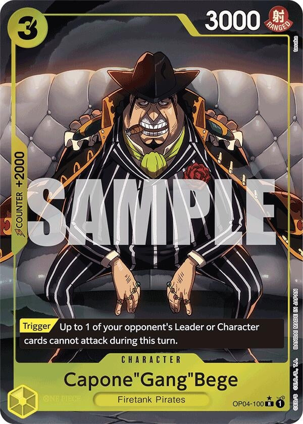 Capone"Gang"Bege (OP04-100) (Alternate Art) (OP04-100) (Premium Booster -The Best-) (PRB-01)