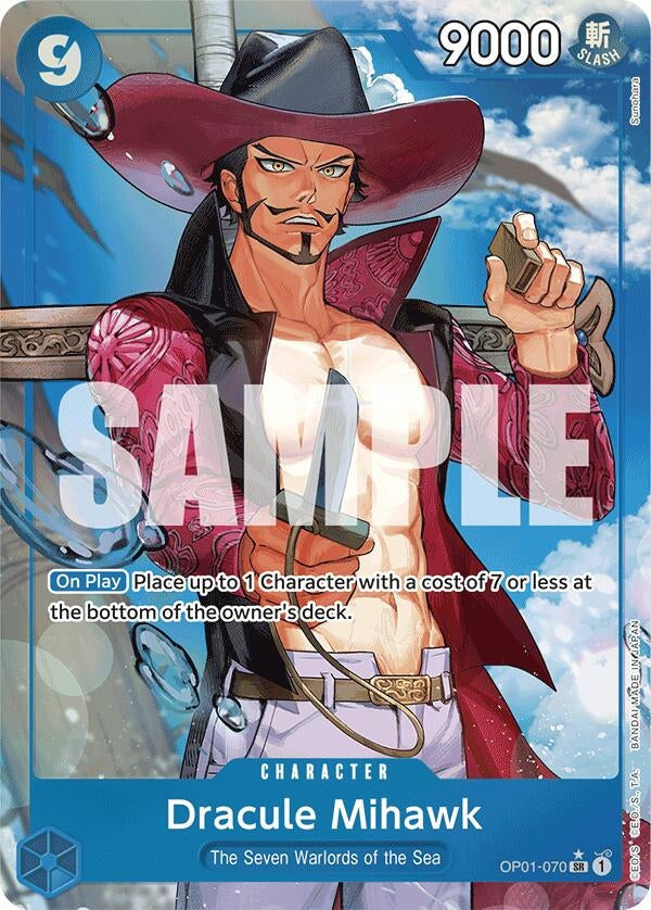 Dracule Mihawk (OP01-070) (Alternate Art) (OP01-070) (Premium Booster -The Best-) (PRB-01)