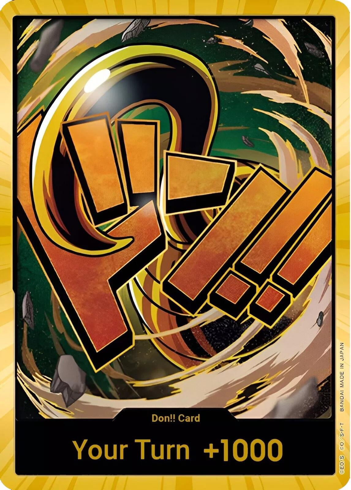 DON!! Card (Crocodile) (Gold) (Premium Booster -The Best-) (PRB-01)