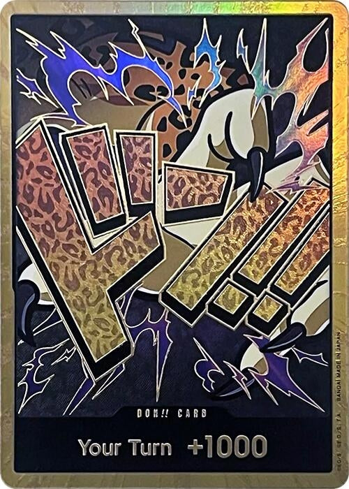 DON!! Card (Rob Lucci) (Gold) (Premium Booster -The Best-) (PRB-01)