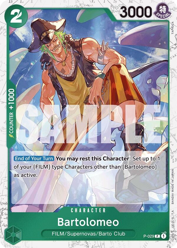Bartolomeo (P-029) (Jolly Roger Foil) (P-029) (Premium Booster -The Best-) (PRB-01)