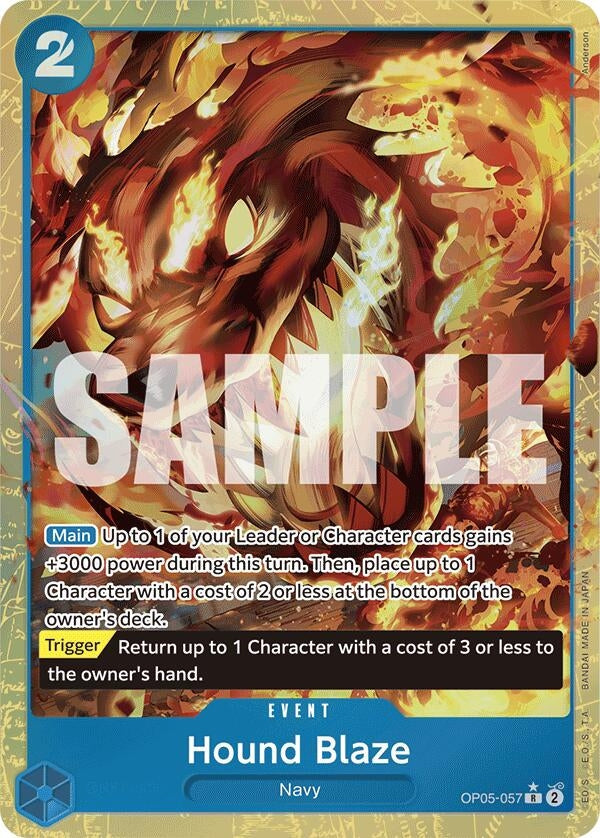 Hound Blaze (Alternate Art) (OP05-057) (Premium Booster -The Best-) (PRB-01)