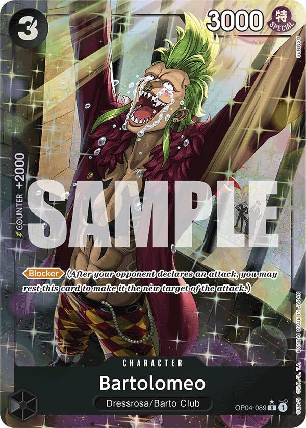 Bartolomeo (OP04-089) (Alternate Art) (OP04-089) (Premium Booster -The Best-) (PRB-01)