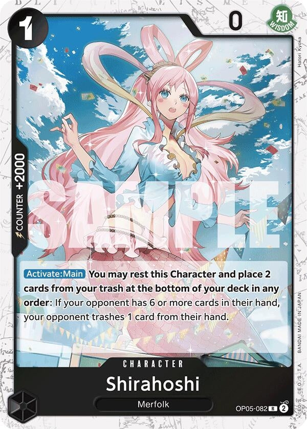 Shirahoshi (OP05-082) (Jolly Roger Foil) (OP05-082) (Premium Booster -The Best-) (PRB-01)