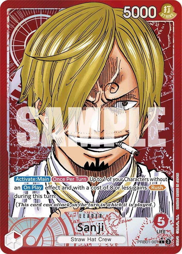 Sanji (PRB01-001) (Alternate Art) (PRB01-001) (Premium Booster -The Best-) (PRB-01)