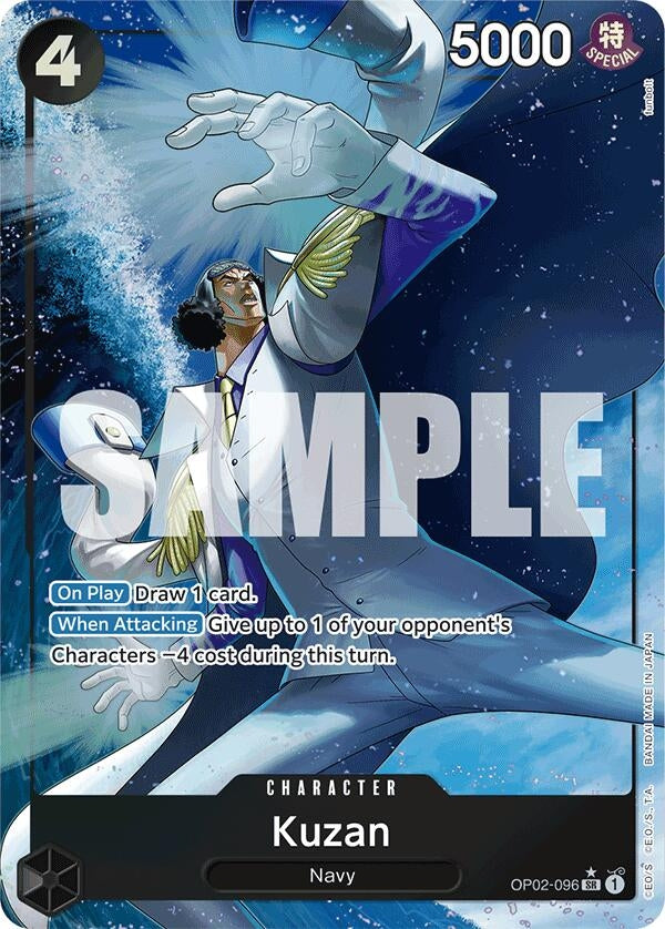 Kuzan (OP02-096) (Alternate Art) (OP02-096) (Premium Booster -The Best-) (PRB-01)