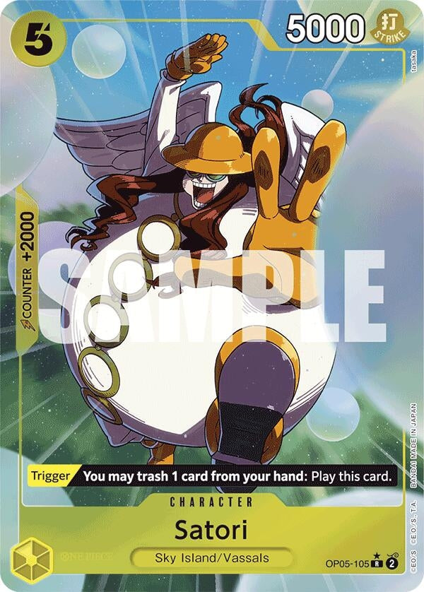 Satori (Alternate Art) (OP05-105) (Premium Booster -The Best-) (PRB-01)