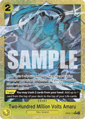 Two-Hundred Million Volts Amaru (Alternate Art) (OP05-115) (Premium Booster -The Best-) (PRB-01)