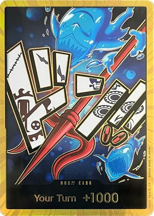 DON!! Card (Hody Jones) (Gold) (Premium Booster -The Best-) (PRB-01)