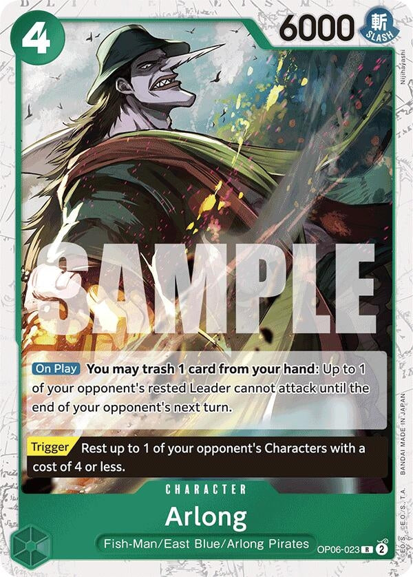 Arlong (Jolly Roger Foil) (OP06-023) (Premium Booster -The Best-) (PRB-01)