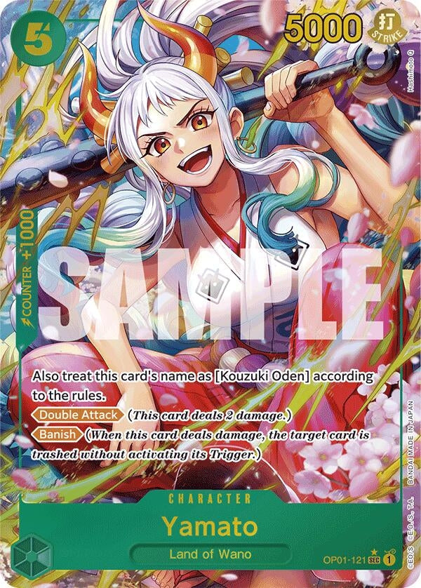 Yamato (OP01-121) (Alternate Art) (OP01-121) (Premium Booster -The Best-) (PRB-01)
