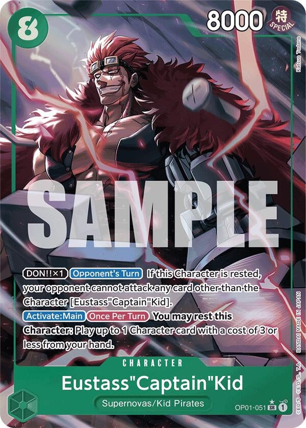 Eustass"Captain"Kid (OP01-051) (Alternate Art) (OP01-051) (Premium Booster -The Best-) (PRB-01)