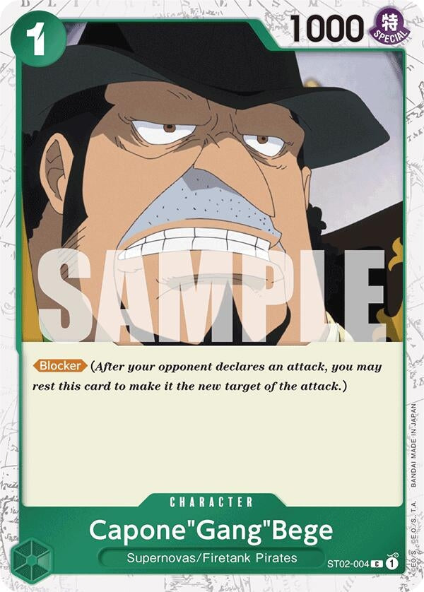 Capone"Gang"Bege (ST02-004) (Jolly Roger Foil) (ST02-004) (Premium Booster -The Best-) (PRB-01)
