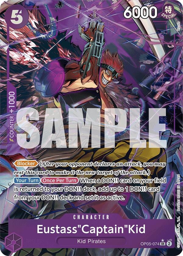 Eustass"Captain"Kid (OP05-074) (Alternate Art) (OP05-074) (Premium Booster -The Best-) (PRB-01)