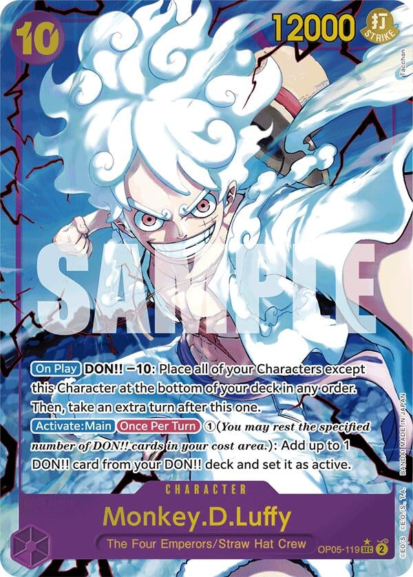 Monkey.D.Luffy (OP05-119) (Alternate Art) (OP05-119) (Premium Booster -The Best-) (PRB-01)