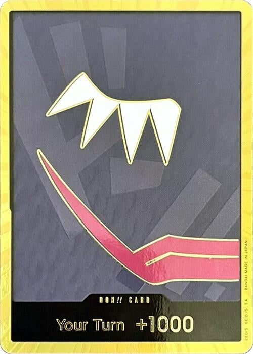 DON!! Card (Rosinante) (Gold) (Premium Booster -The Best-) (PRB-01)