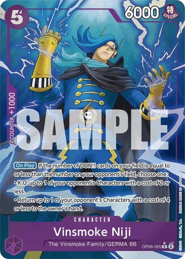 Vinsmoke Niji (OP06-065) (Full Art) (OP06-065) (Premium Booster -The Best-) (PRB-01)