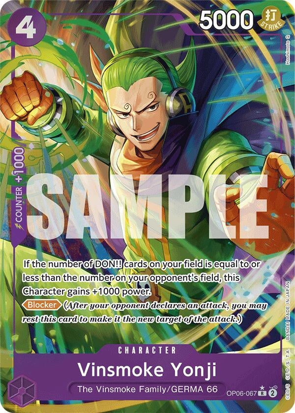 Vinsmoke Yonji (OP06-067) (Alternate Art) (OP06-067) (Premium Booster -The Best-) (PRB-01)
