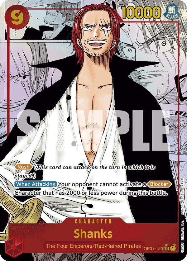 Shanks (Manga) (OP01-120) (Premium Booster -The Best-) (PRB-01)
