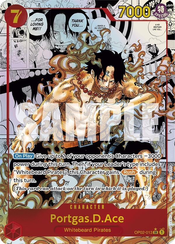 Portgas.D.Ace (Manga) (OP02-013) (Premium Booster -The Best-) (PRB-01)