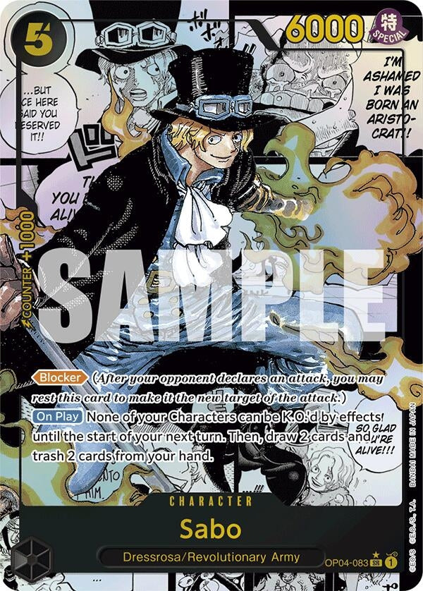 Sabo (OP04-083) (Manga) (OP04-083) (Premium Booster -The Best-) (PRB-01)