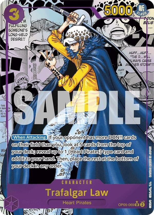Trafalgar Law (OP05-069) (Manga) (OP05-069) (Premium Booster -The Best-) (PRB-01)
