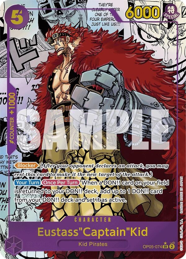 Eustass"Captain"Kid (OP05-074) (Manga) (OP05-074) (Premium Booster -The Best-) (PRB-01)