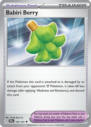 Babiri Berry 163/191 - SV08 Surging Sparks