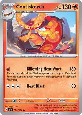 Centiskorch 028/191 - SV08 Surging Sparks