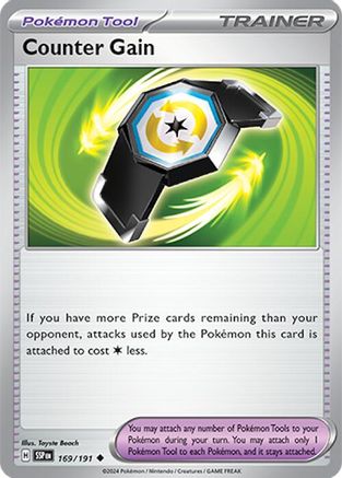 Counter Gain 169/191 - SV08 Surging Sparks