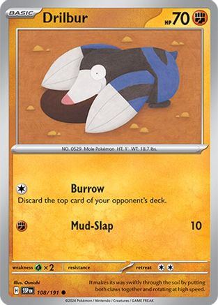 Drilbur 108/191 - SV08 Surging Sparks