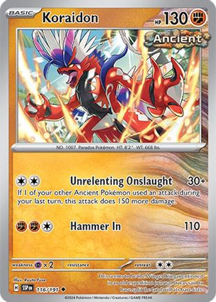 Koraidon 116/191 - SV08 Surging Sparks