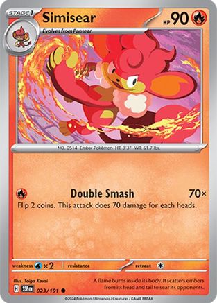 Simisear 023/191 - SV08 Surging Sparks Reverse Holofoil