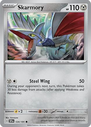 Skarmory 124/191 - SV08 Surging Sparks