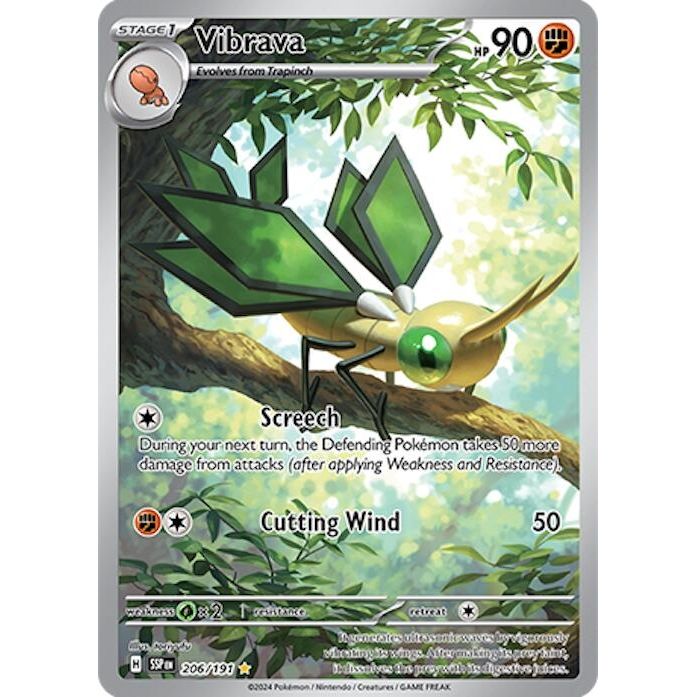 Vibrava (206/191) (SV08: Surging Sparks)