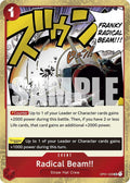 Radical Beam!! (Jolly Roger Foil) (OP01-029) (Premium Booster -The Best-) (PRB-01)