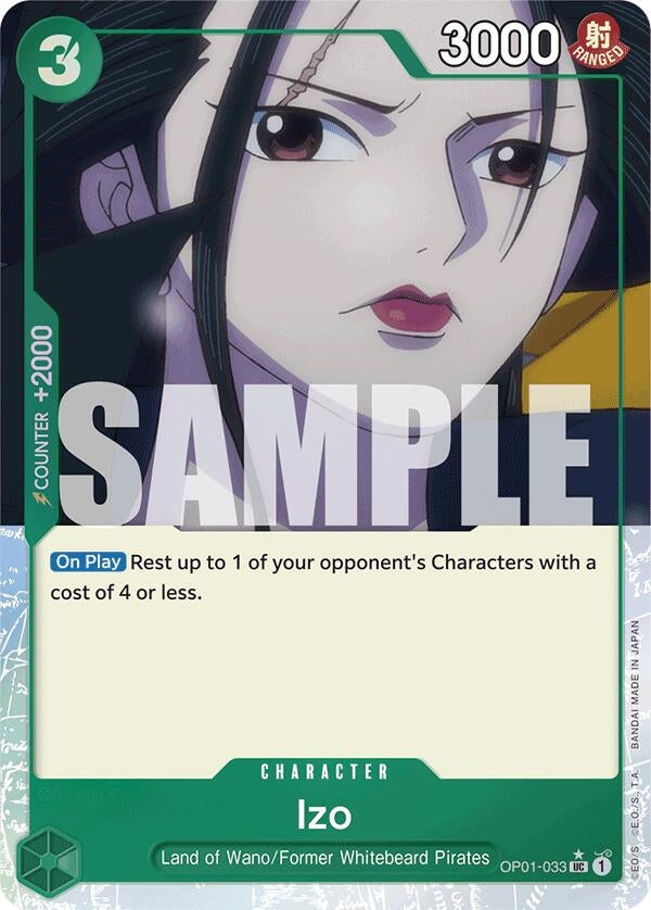 Izo (OP01-033) (Full Art) (OP01-033) (Premium Booster -The Best-) (PRB-01)