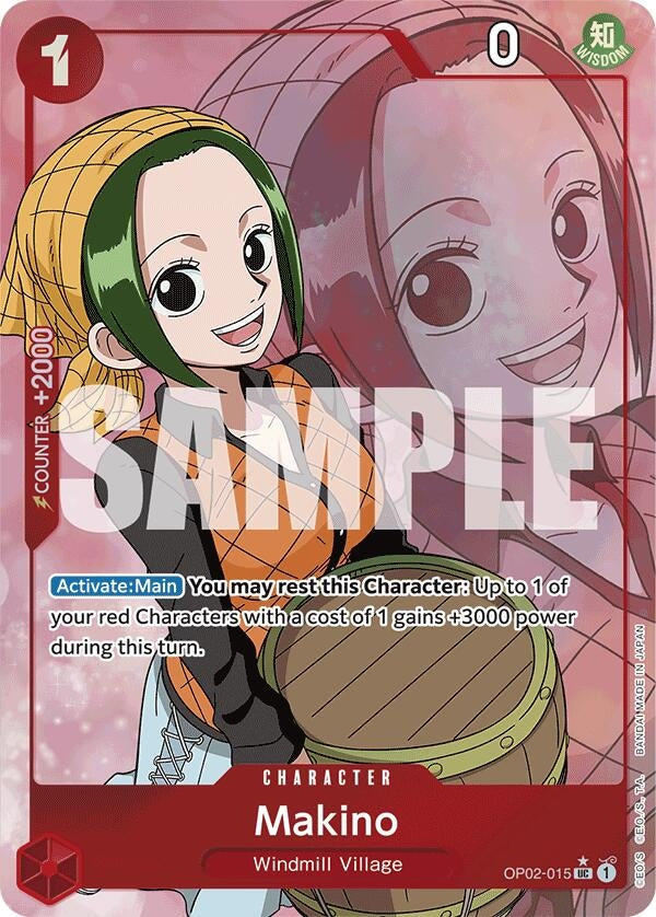 Makino (Full Art) (OP02-015) (Premium Booster -The Best-) (PRB-01)