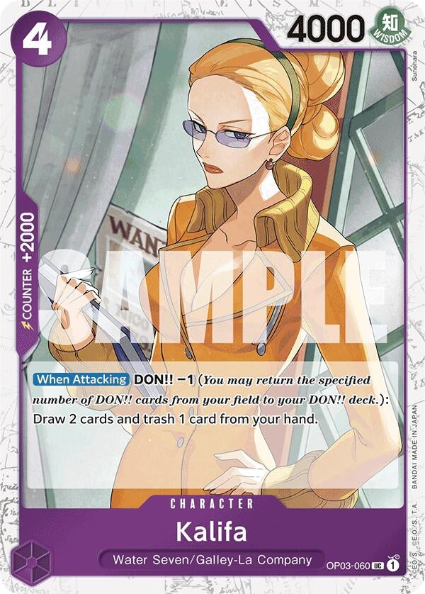Kalifa (Jolly Roger Foil) (OP03-060) (Premium Booster -The Best-) (PRB-01)