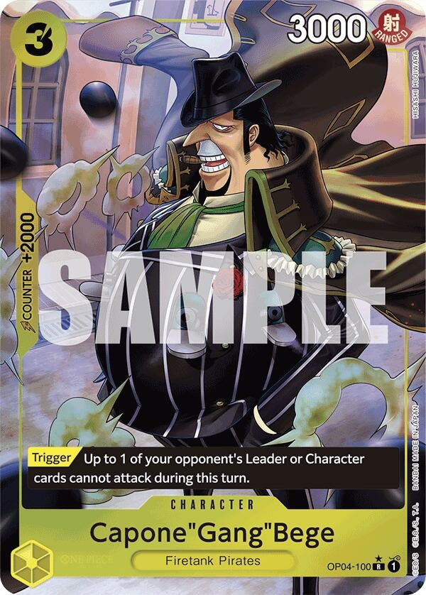 Capone"Gang"Bege (OP04-100) (Full Art) (OP04-100) (Premium Booster -The Best-) (PRB-01)