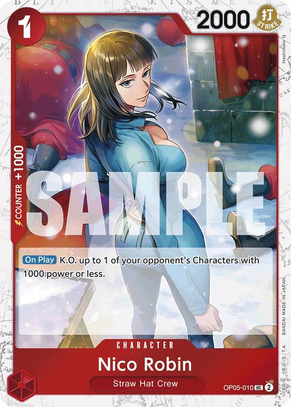 Nico Robin (Jolly Roger Foil) (OP05-010) (Premium Booster -The Best-) (PRB-01)