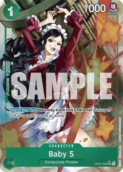 Baby 5 (OP04-032) (Full Art) (OP04-032) (Premium Booster -The Best-) (PRB-01)