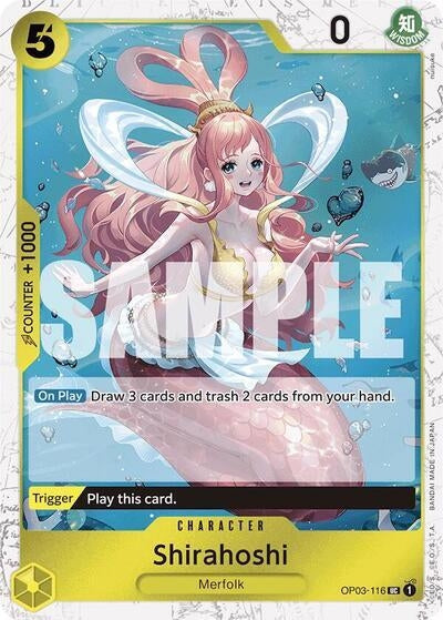 Shirahoshi (OP03-116) (Jolly Roger Foil) (OP03-116) (Premium Booster -The Best-) (PRB-01)