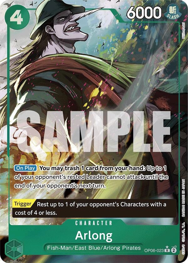 Arlong (Full Art) (OP06-023) (Premium Booster -The Best-) (PRB-01)