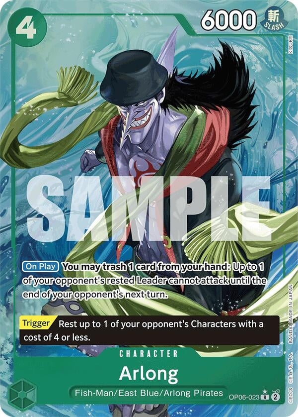 Arlong (Alternate Art) (OP06-023) (Premium Booster -The Best-) (PRB-01)