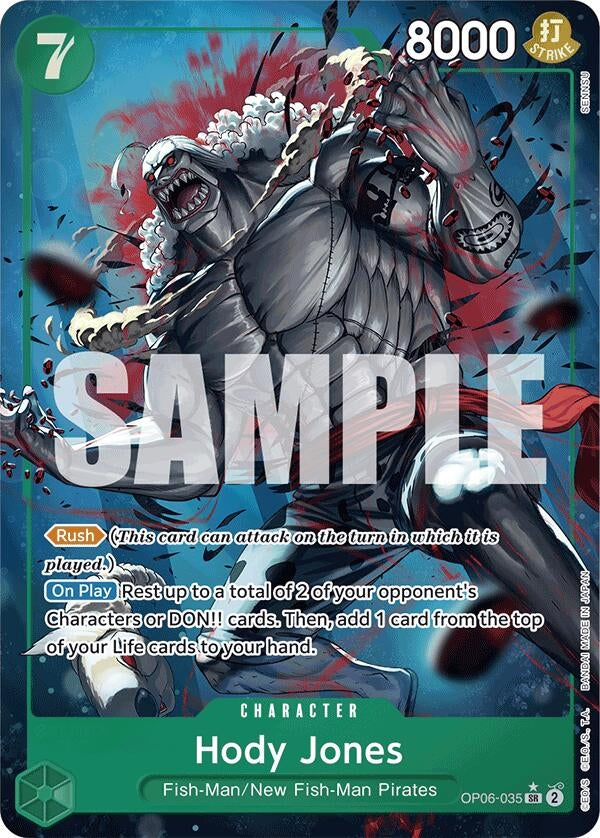 Hody Jones (Alternate Art) (OP06-035) (Premium Booster -The Best-) (PRB-01)