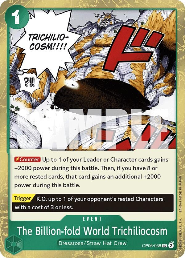 The Billion-fold World Trichiliocosm (Jolly Roger Foil) (OP06-038) (Premium Booster -The Best-) (PRB-01)